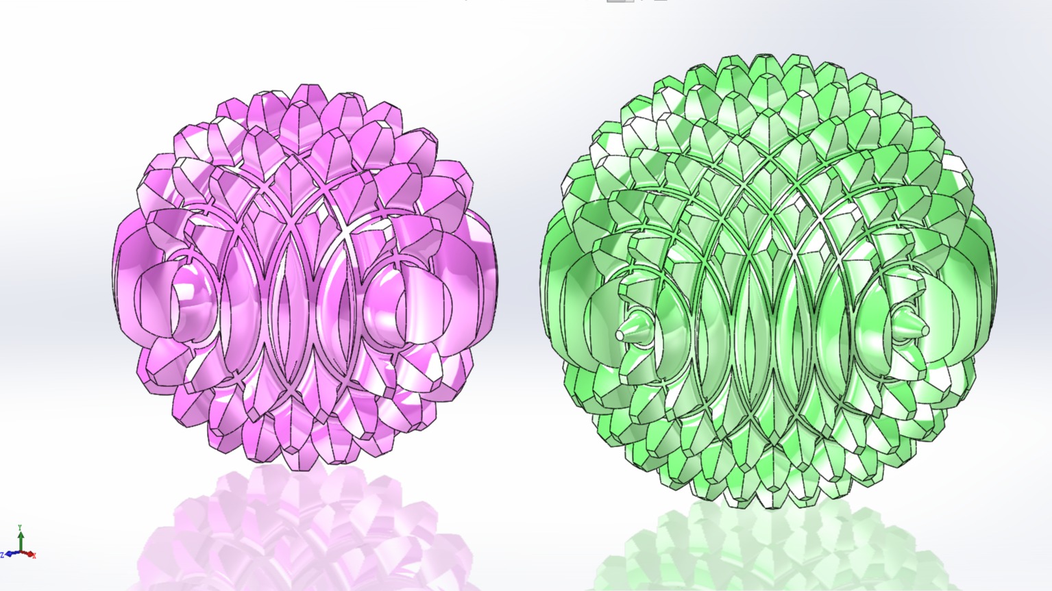 SOLIDWORKS模型-球体齿轮