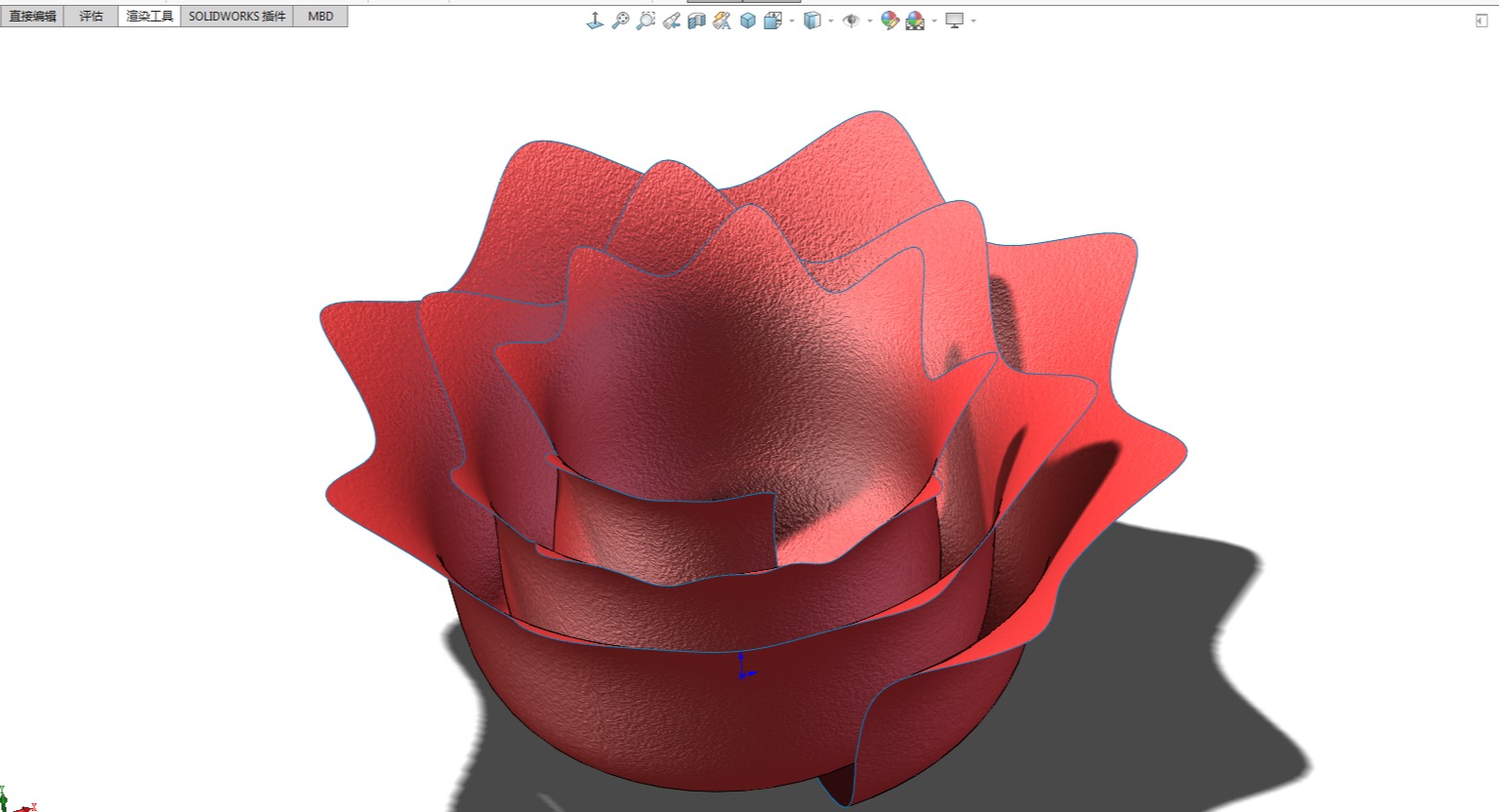 SOLIDWORKS模型-花