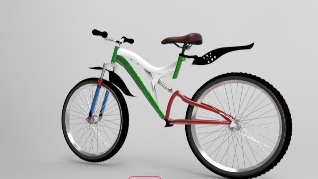 SOLIDWORKS模型-自行车