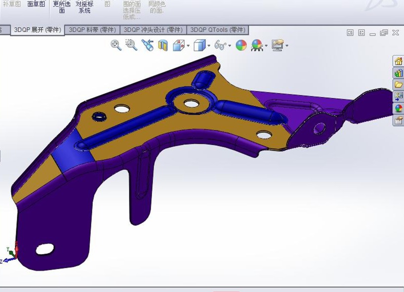 3DQuickForm复杂结构展开分析实例-课程文件