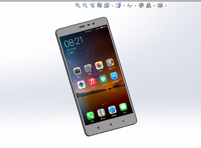 SOLIDWORKS模型下载--小米手机-红米