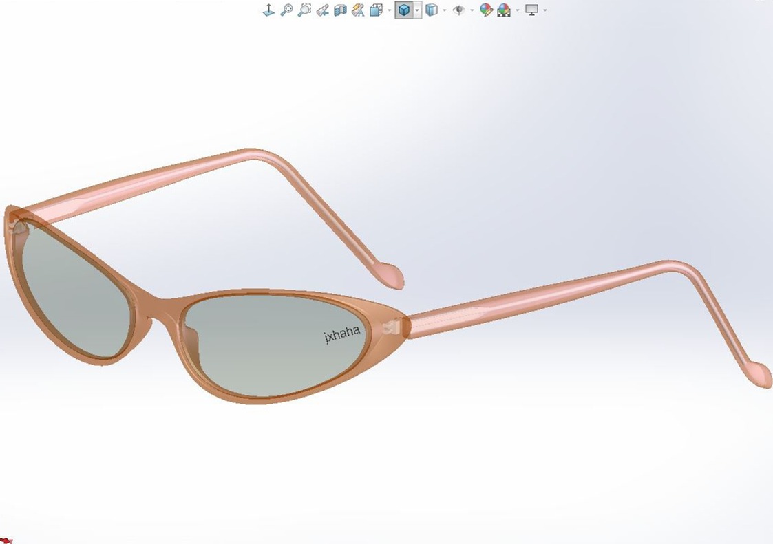 SOLIDWORKS模型下载--眼镜