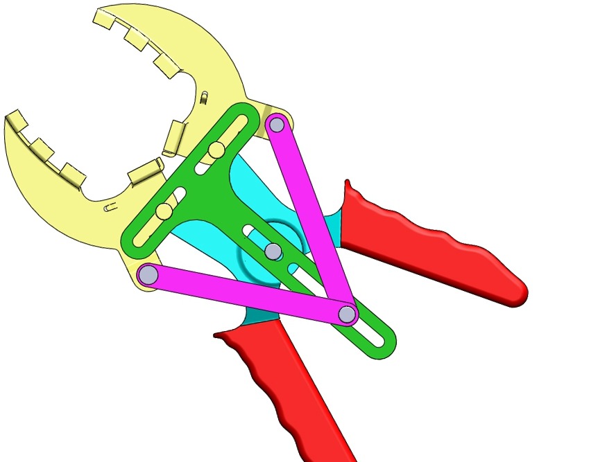 SOLIDWORKS模型下载--活塞环拆装钳