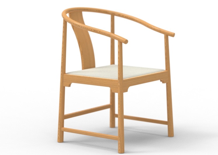 SOLIDWORKS模型下载--椅子（茶椅、圈椅）