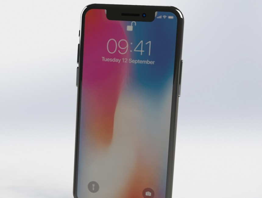 SOLIDWORKS模型下载--iphone X手机模型