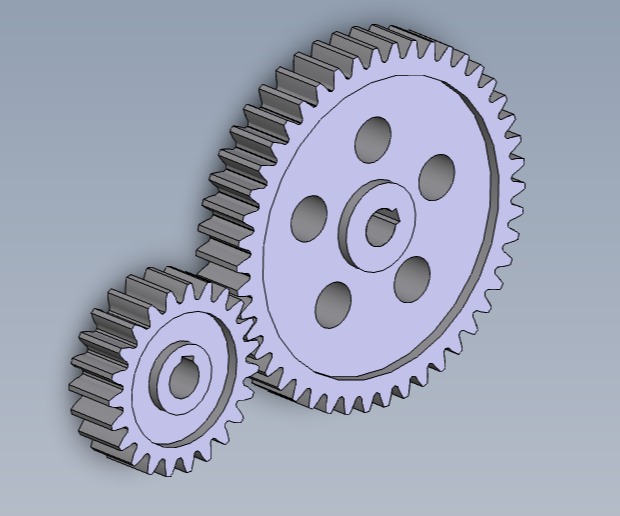 SOLIDWORKS模型下载--2直齿齿轮