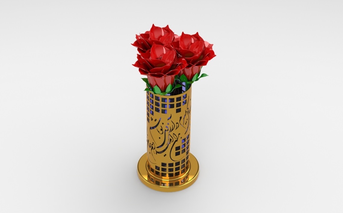 persian artistic flower box