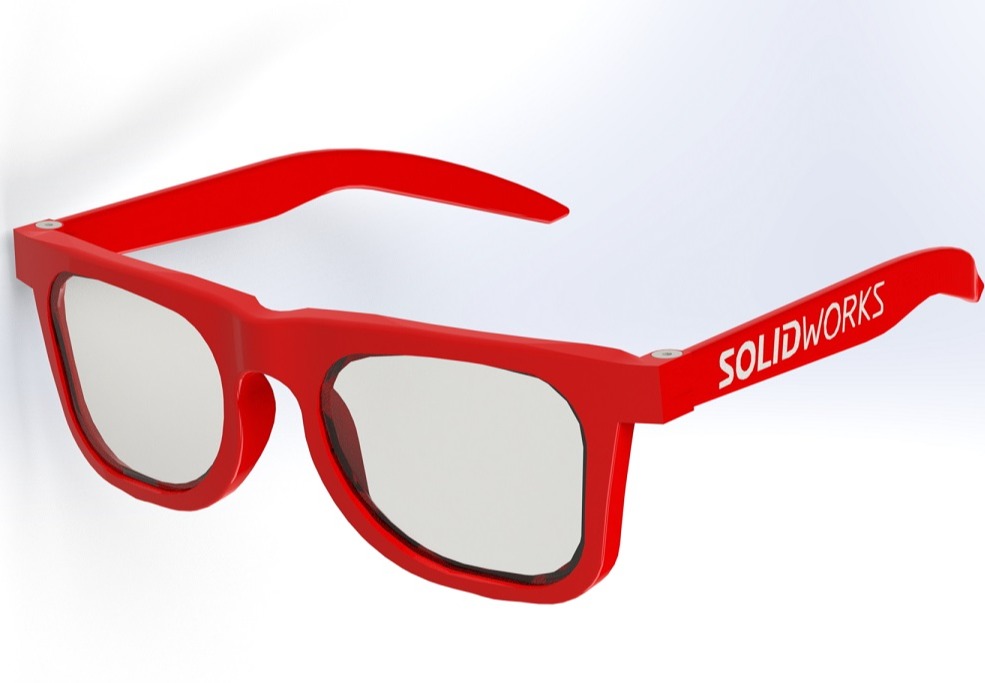 SOLIDWORKS模型下载--太阳眼镜