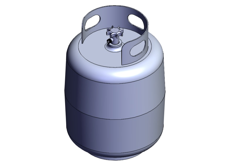 SOLIDWORKS模型下载--燃气罐