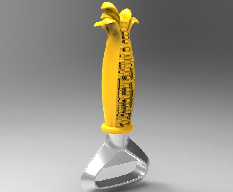 SOLIDWORKS模型下载--玉米开瓶器