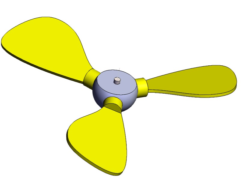 SOLIDWORKS模型下载--螺旋桨