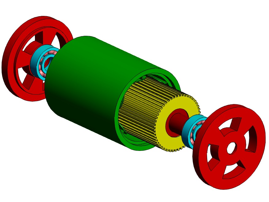 SOLIDWORKS模型下载--电动机