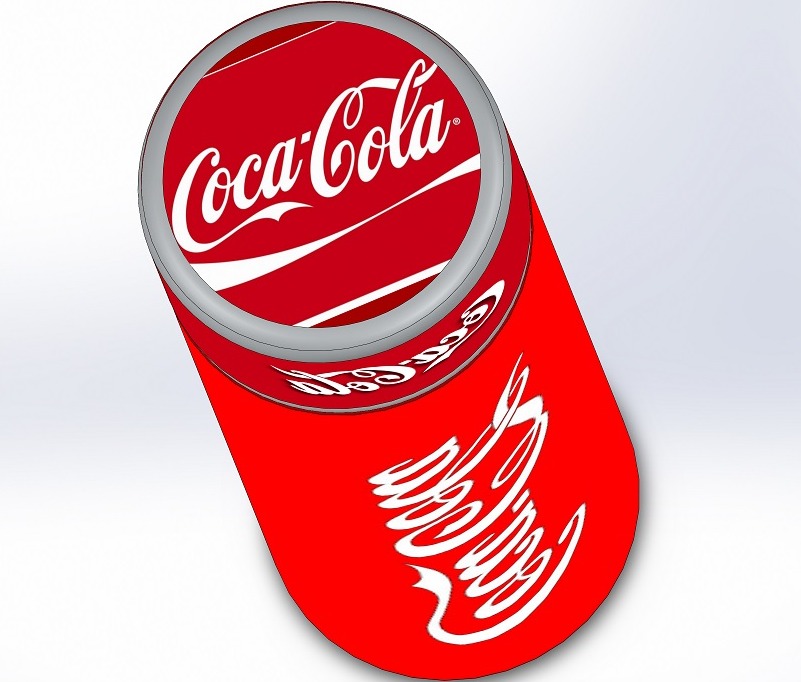 SOLIDWORKS模型下载--可乐水瓶