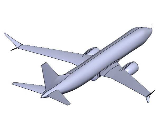SOLIDWORKS模型下载--737飞机