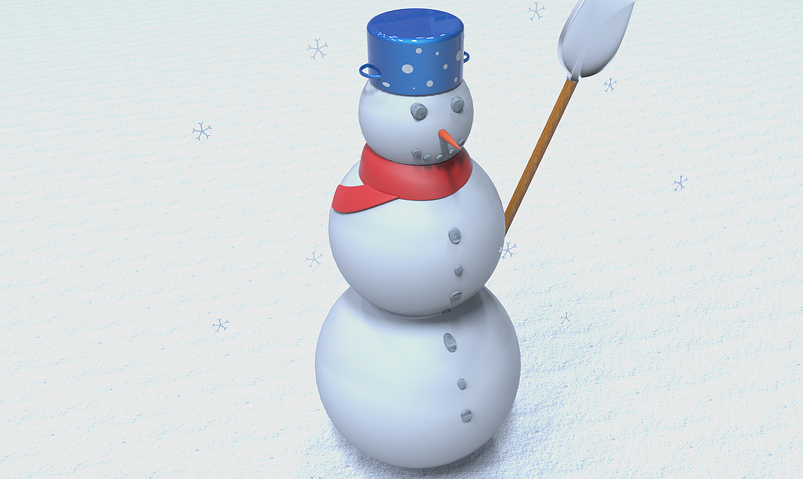 Snowman another render
