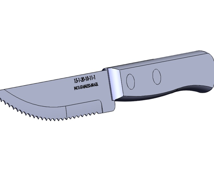 SOLIDWORKS模型下载--锯齿菜刀