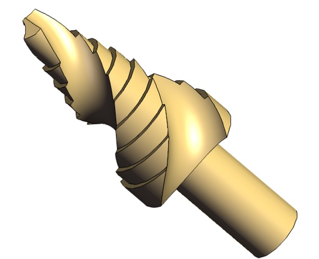 SOLIDWORKS模型下载--阶梯钻