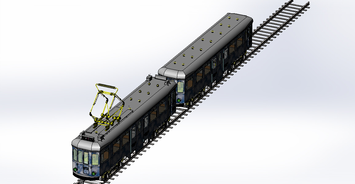 2isometric view METRO RAIL ASSEMBLY