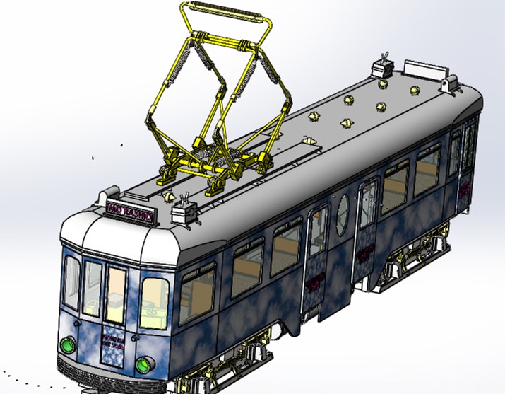 SOLIDWORKS模型下载--列车,火车