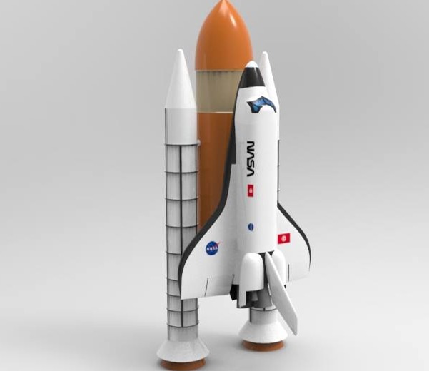 SOLIDWORKS模型下载--火箭