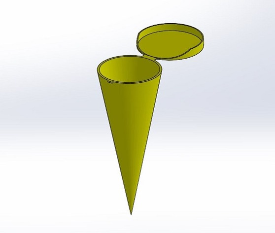 SOLIDWORKS模型下载--便携式烟灰缸