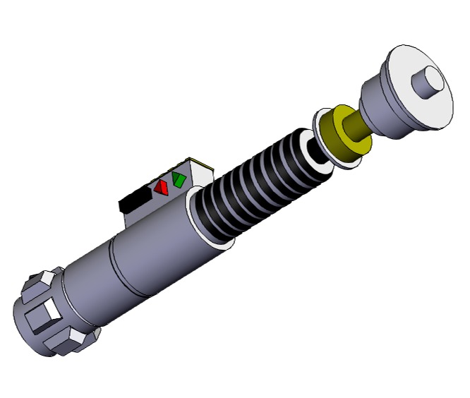 SOLIDWORKS模型下载--卢克·天行者绝地光剑