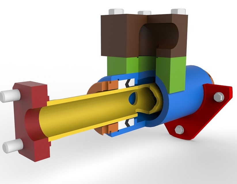 SOLIDWORKS模型下载--望远镜（压铸机）