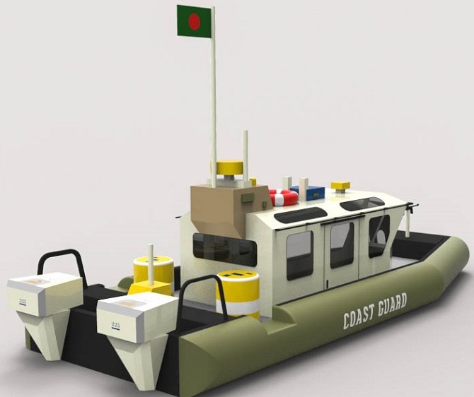SOLIDWORKS模型下载--海岸警卫船