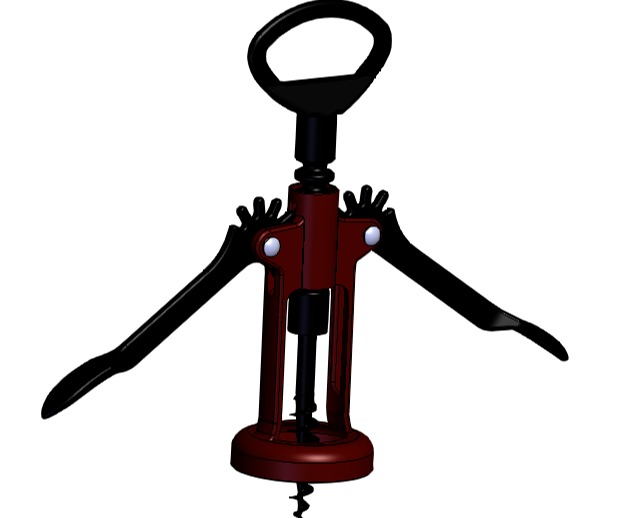 SOLIDWORKS模型下载--红酒开瓶器