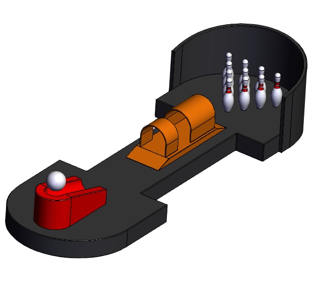 SOLIDWORKS模型下载--保龄球运动