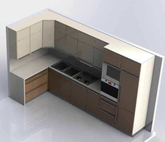 SOLIDWORKS模型下载--厨房设计