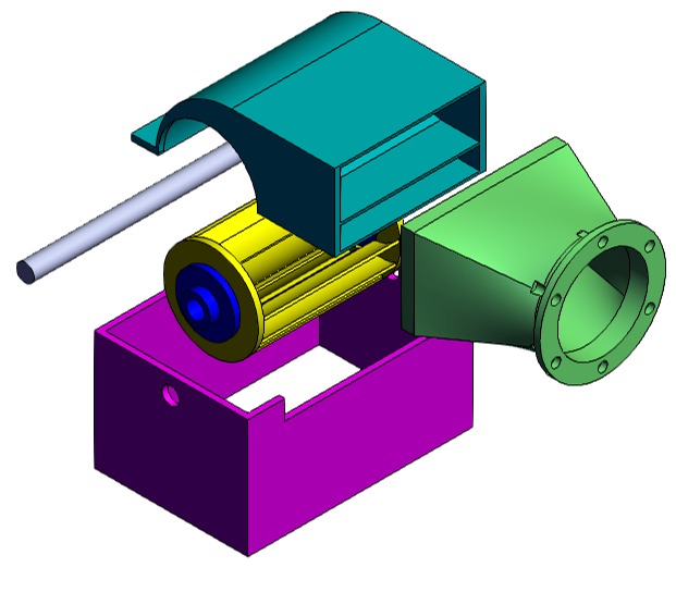 SOLIDWORKS模型下载--贯流式涡轮