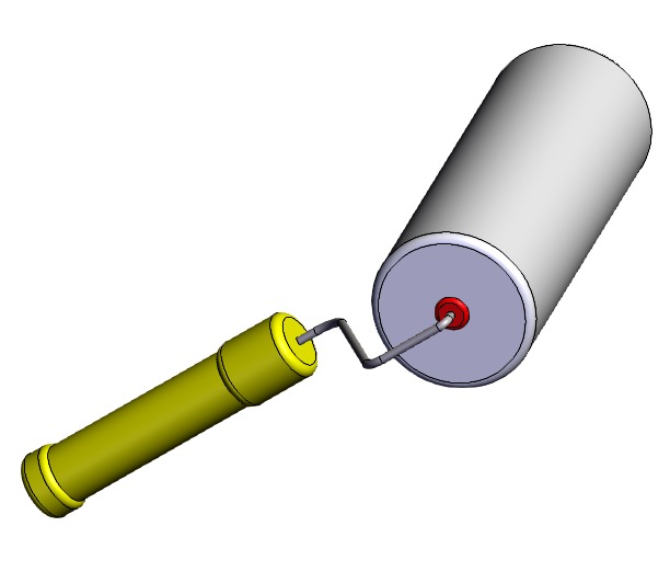 SOLIDWORKS模型下载--油漆辊