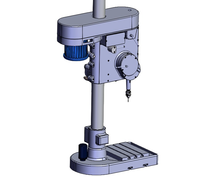 SOLIDWORKS模型下载--地板钻机