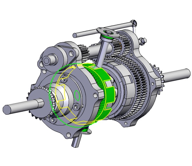 SOLIDWORKS模型下载--双离合器