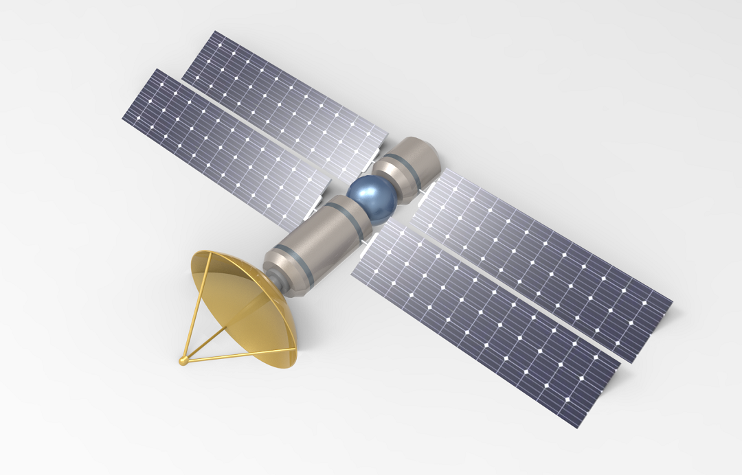 SOLIDWORKS模型下载--简易卫星