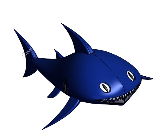 SOLIDWORKS模型下载--鲨鱼