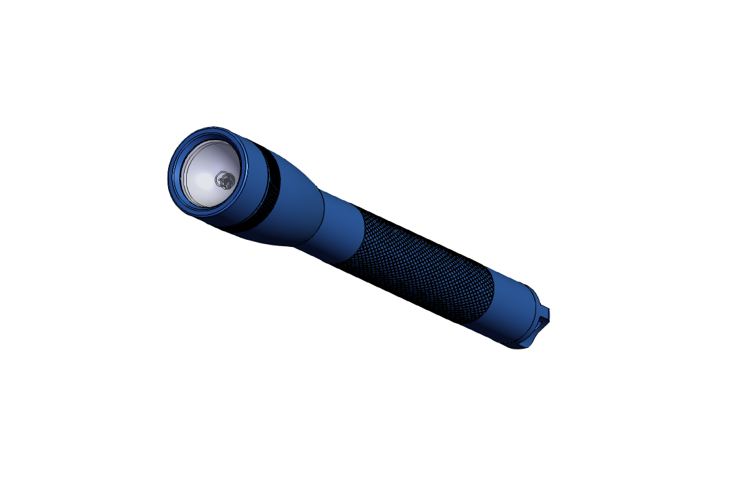 SOLIDWORKS模型下载--户外手电筒
