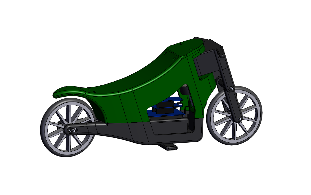 SOLIDWORKS模型下载--自平衡摩托车