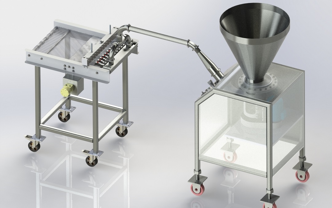 SOLIDWORKS模型下载--工业食品加工挤压机