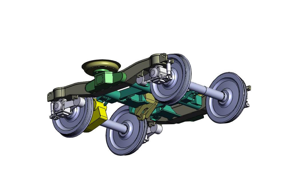 SOLIDWORKS模型下载--动力车转向架