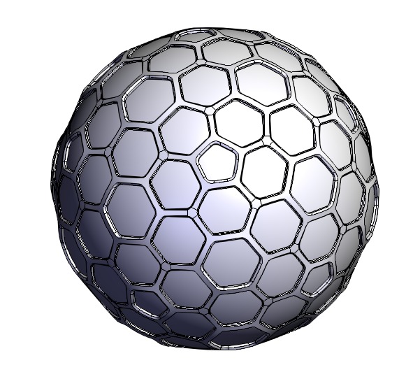 SOLIDWORKS模型下载--褪色的蜂巢球