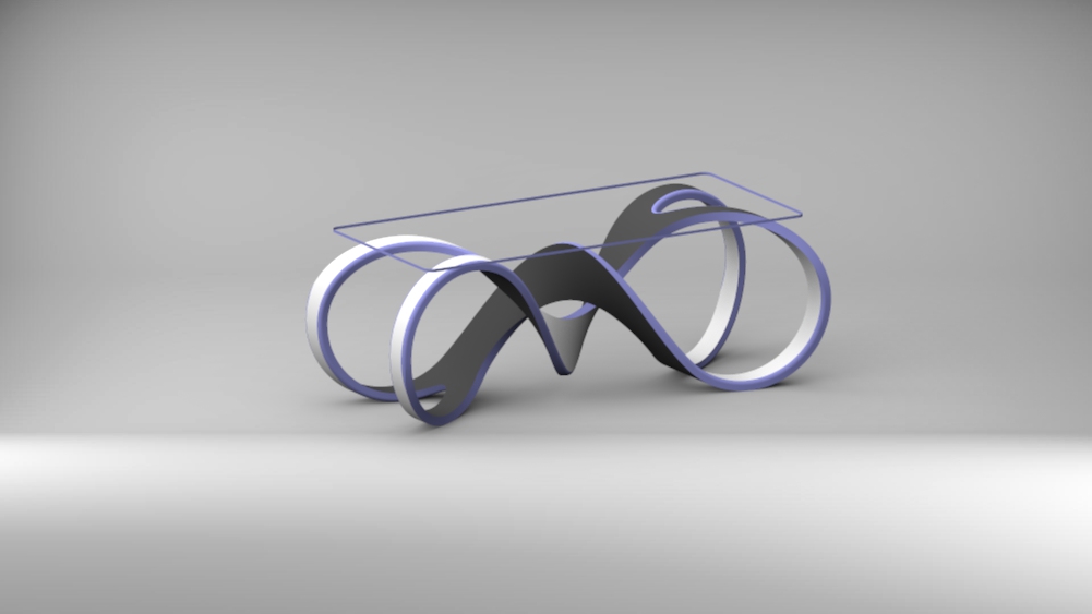 SOLIDWORKS模型下载--现代艺术桌