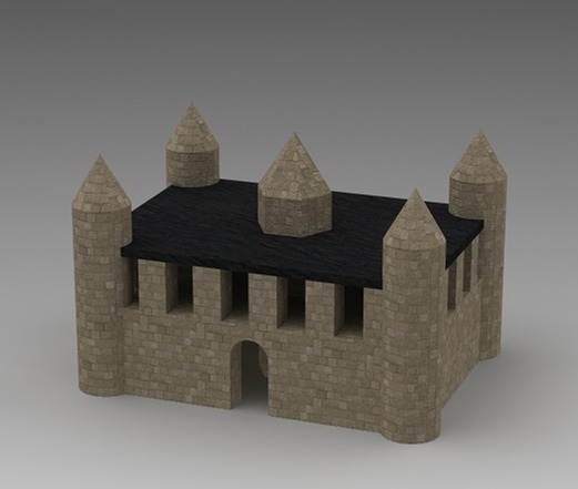 SOLIDWORKS模型下载--城堡(建筑)