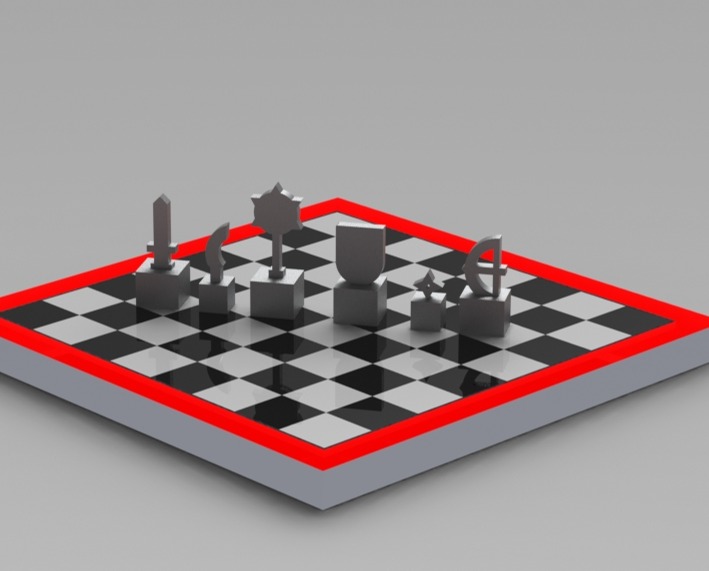 SOLIDWORKS模型下载--象棋设计