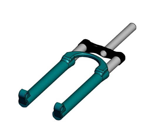 SOLIDWORKS模型下载--叉的静态和疲劳分析