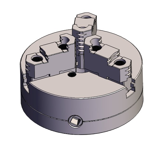 SOLIDWORKS模型下载--中心卡盘