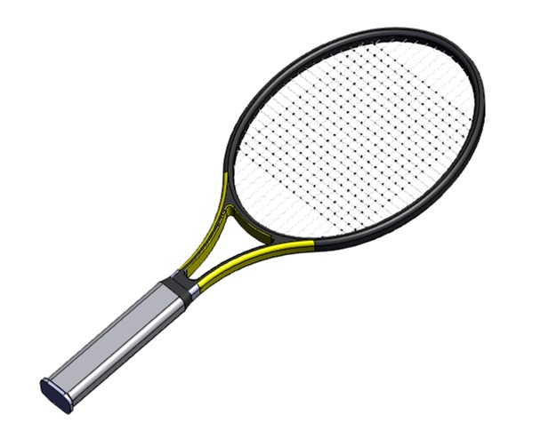 SOLIDWORKS模型下载--网球拍