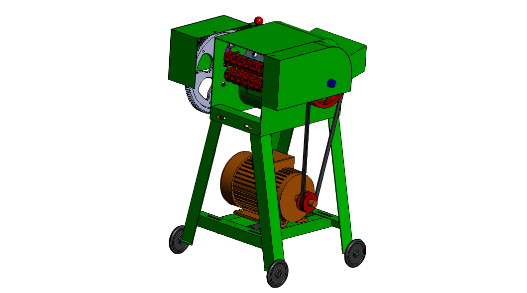 SOLIDWORKS模型下载--碎草机