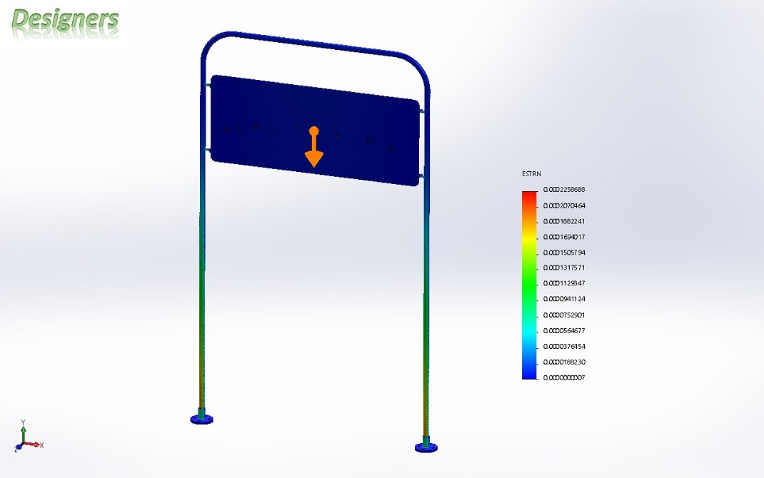 cfd-Static 1-Results-Strain1